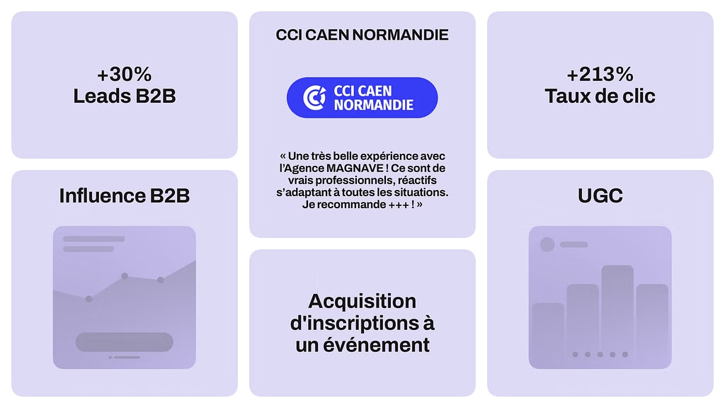 Campagne de Social Ads réalisée pour un besoin de génération de leads B2B